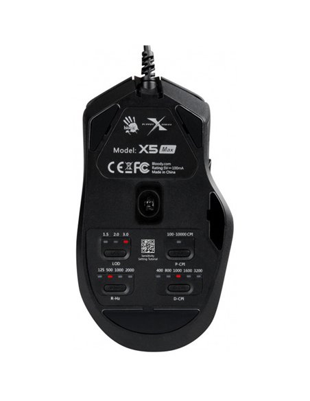 Gaming Mouse Bloody X5 Max, Negru