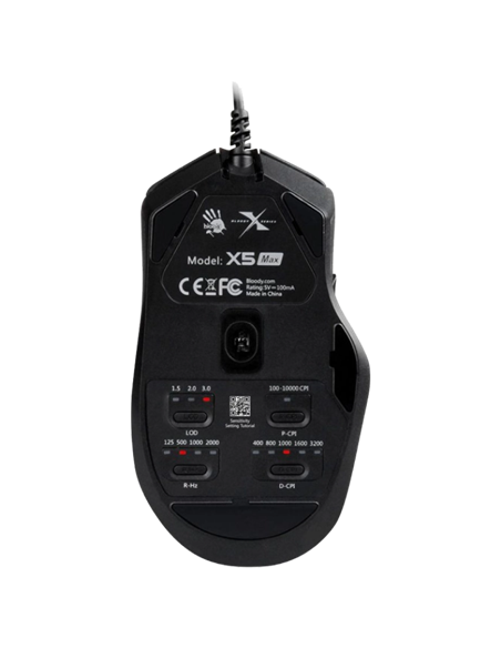 Gaming Mouse Bloody X5 Max, Negru
