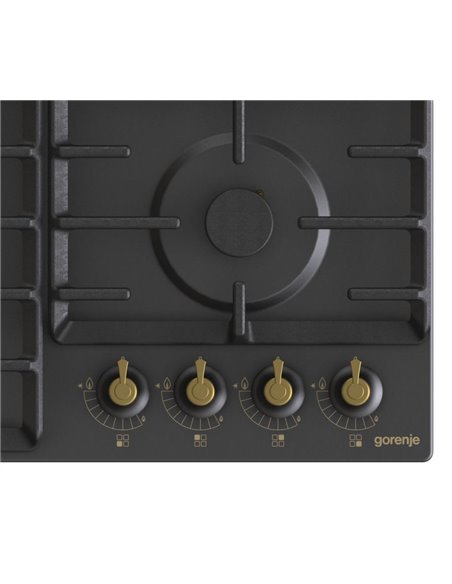Plită pe gaz Gorenje GW 642 CLB, Negru