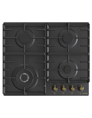 Plită pe gaz Gorenje GW 642 CLB, Negru