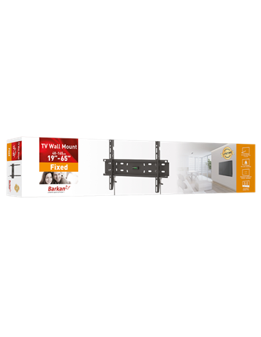 Suport fixat pe perete BARKAN E30, Negru