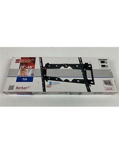 Suport fixat pe perete BARKAN E400+, Negru