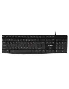 Клавиатура SVEN KB-S305, Проводное, Чёрный
