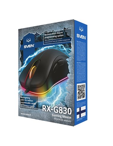 Gaming Mouse SVEN RX-G830, Negru