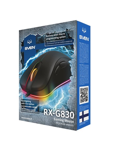 Gaming Mouse SVEN RX-G830, Negru