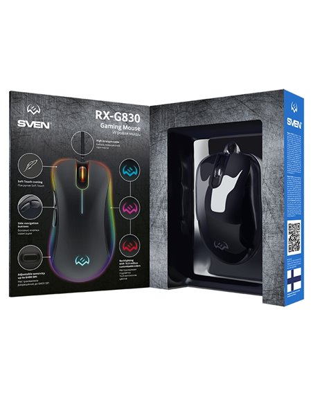 Gaming Mouse SVEN RX-G830, Negru