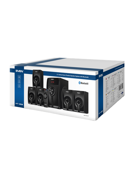 Компьютерные колонки 5.1 SVEN HT-202, Чёрный