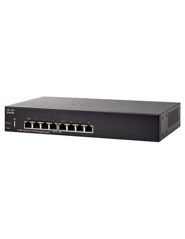 Сетевой коммутатор Cisco SF350-08, 8x 10/100 Мбит/с