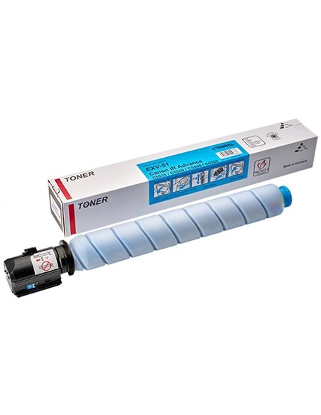 Toner Integral Compatible EXV-51, Cyan