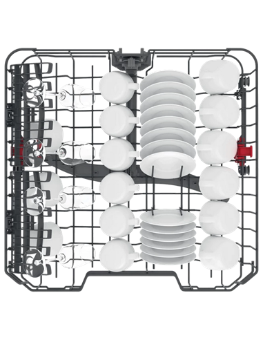 Mașină de spălat vase Whirlpool WI 7020 P, Argintiu