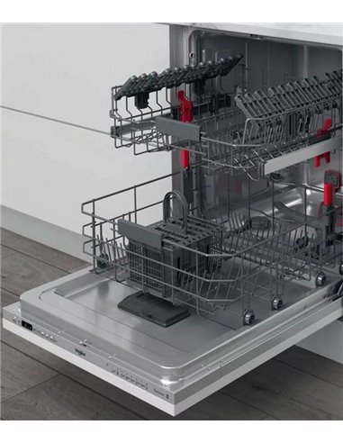 Mașină de spălat vase Whirlpool WI 7020 P, Argintiu