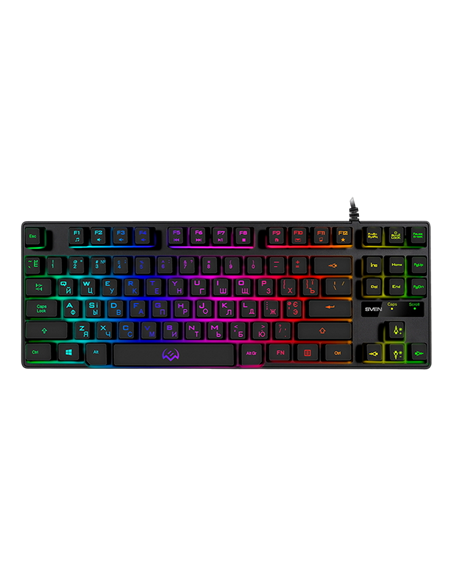 Клавиатура SVEN KB-G7400, Проводное, Чёрный
