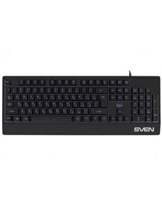 Tastatură SVEN KB-G7400, Cu fir, Negru 2