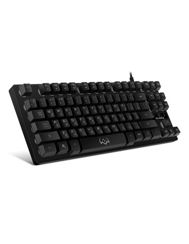 Клавиатура SVEN KB-G7400, Проводное, Чёрный