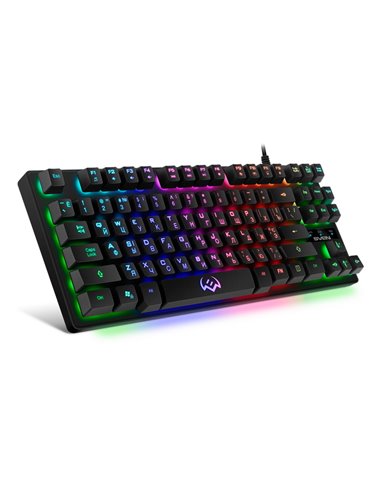 Клавиатура SVEN KB-G7400, Проводное, Чёрный