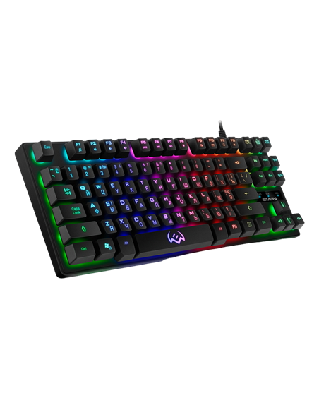 Клавиатура SVEN KB-G7400, Проводное, Чёрный