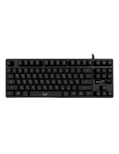 Клавиатура SVEN KB-G7400, Проводное, Чёрный