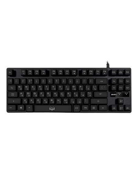 Клавиатура SVEN KB-G7400, Проводное, Чёрный