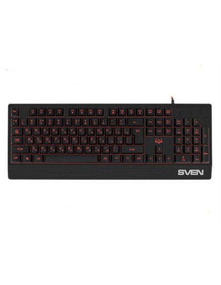 Клавиатура SVEN KB-G7400, Проводное, Чёрный