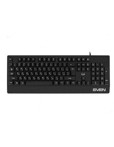 Клавиатура SVEN KB-G7400, Проводное, Чёрный
