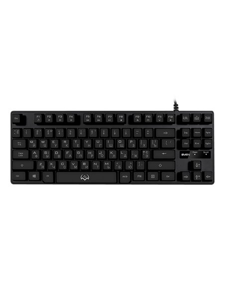 Клавиатура SVEN KB-G7400, Проводное, Чёрный
