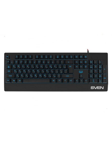 Клавиатура SVEN KB-G7400, Проводное, Чёрный