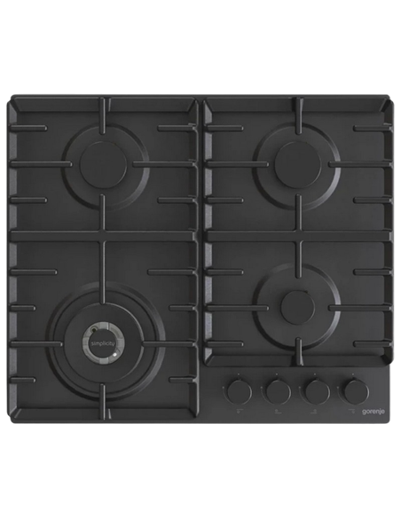 Plită pe gaz Gorenje GW 642 SYB, Negru