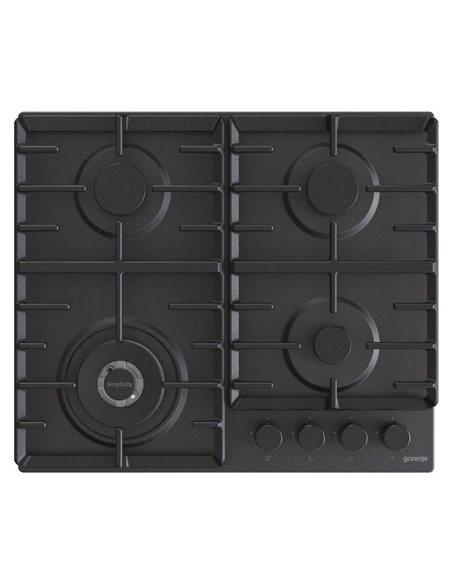 Газовая варочная панель Gorenje GW 642 SYB, Чёрный