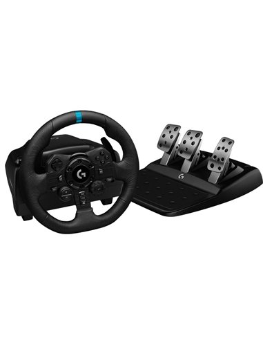 Игровой руль Logitech G923, Чёрный