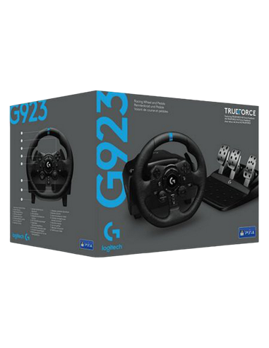 Игровой руль Logitech G923, Чёрный