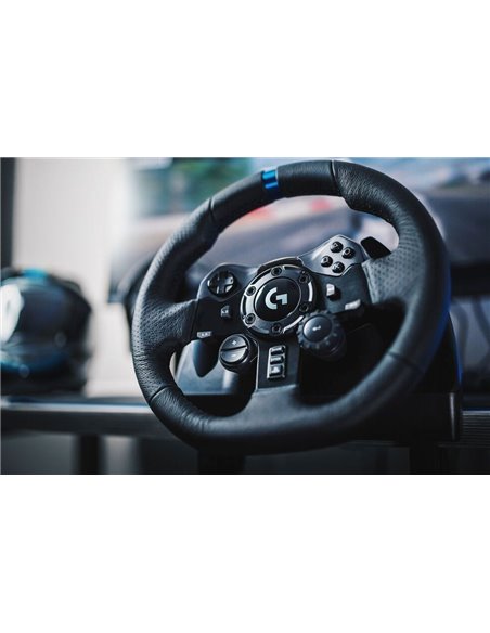 Игровой руль Logitech G923, Чёрный