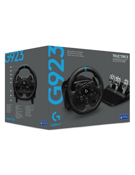 Игровой руль Logitech G923, Чёрный