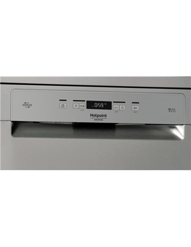 Mașină de spălat vase Hotpoint-Ariston HFC 3C41 CW X, Argintiu