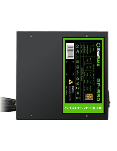 Блок питания для компьютеров Gamemax GP-550, 550Вт, ATX, Немодульный