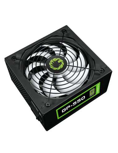 Блок питания для компьютеров Gamemax GP-550, 550Вт, ATX, Немодульный