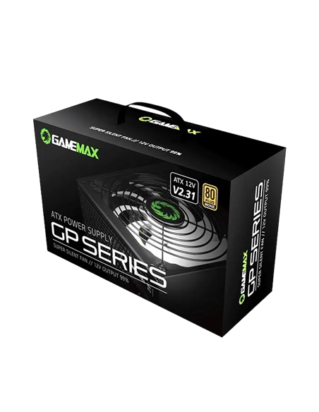 Блок питания для компьютеров Gamemax GP-750, 750Вт, ATX, Немодульный