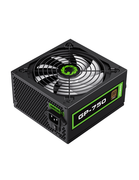 Блок питания для компьютеров Gamemax GP-750, 750Вт, ATX, Немодульный