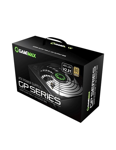Блок питания для компьютеров Gamemax GP-750, 750Вт, ATX, Немодульный