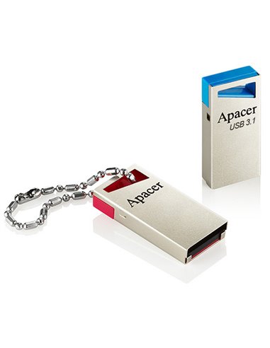 Memorie USB Apacer AH155, 128GB, Argintiu/Albastru