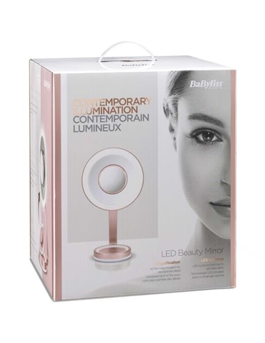 Oglindă cosmetică BaByliss 9450E, Roz