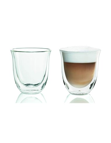 Set de pahare De'Longhi 190 ml 2 buc, Transparent