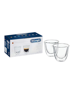 Set de pahare De'Longhi 60 ml 2 buc, Transparent