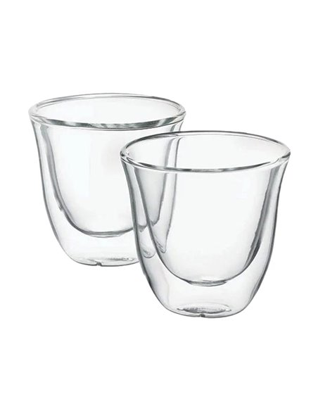 Set de pahare De'Longhi 60 ml 2 buc, Transparent