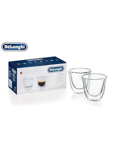 Набор стаканов De'Longhi 60 мл 2 шт, Прозрачный