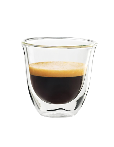 Set de pahare De'Longhi 60 ml 2 buc, Transparent
