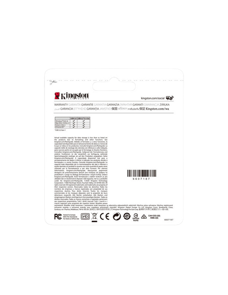 Memorie USB Kingston DataTraveler Exodia, 128GB, Negru/Galben