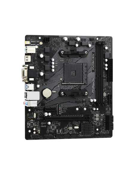 Материнская плата ASRock A520M-HDV, AM4, AMD A520, Micro-ATX