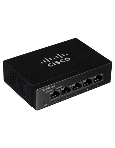 Switch de rețea Cisco SG110D-05, 5x 10/100/1000 Mbps