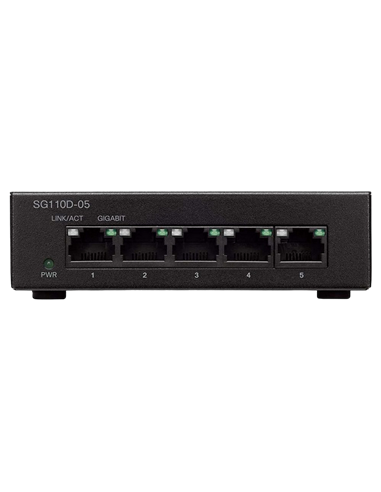 Сетевой коммутатор Cisco SG110D-05, 5x 10/100/1000 Мбит/с