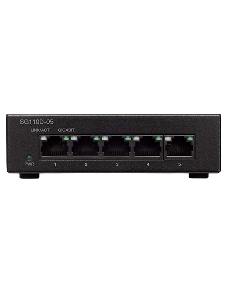 Сетевой коммутатор Cisco SG110D-05, 5x 10/100/1000 Мбит/с